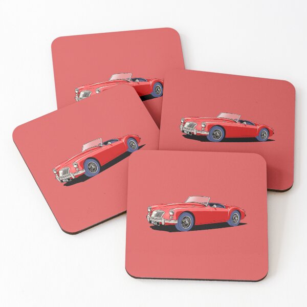 Item preview, Classic MG MGA Roadster in Red designed and sold by Webazoot Industries - Car Art.