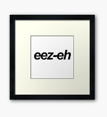 Kasabian // eez-eh design Framed Print