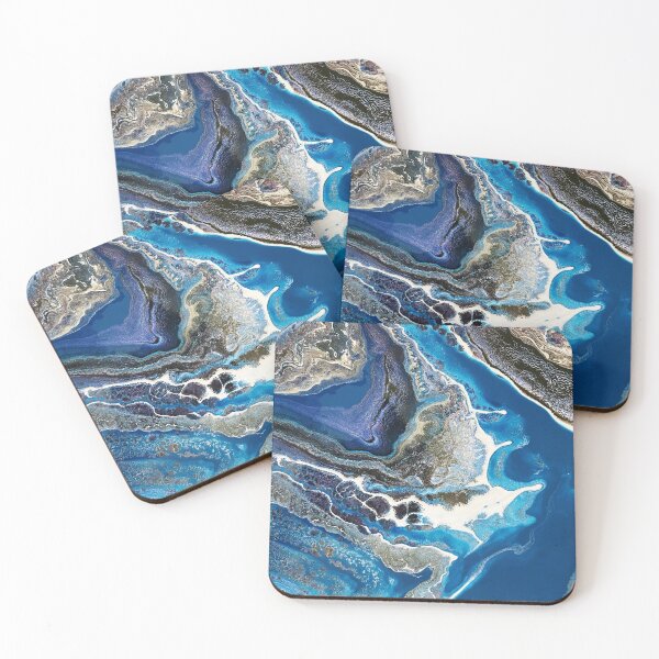 Item preview, The Shoals abstract acrylic on canvas designed and sold by Color Splash Gallery.