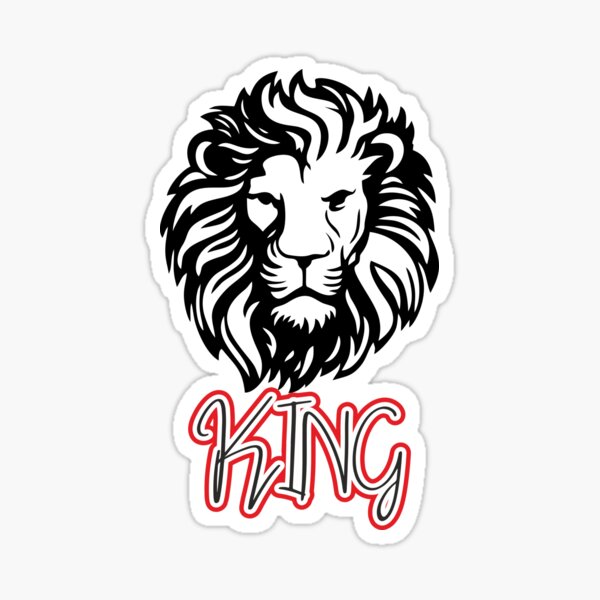 "king" Sticker by Rabiali1234 Redbubble