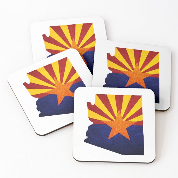 Item preview, Arizona Map Flag designed and sold by BeccaDaniels.