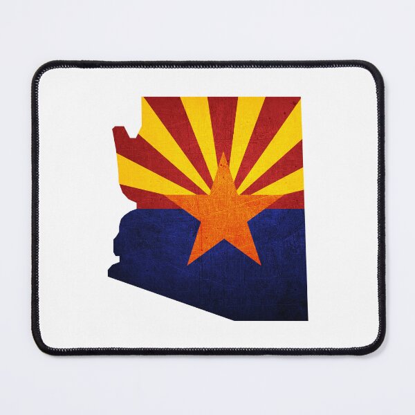Item preview, Arizona Map Flag designed and sold by BeccaDaniels.