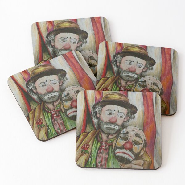 Item preview, Emmett Kelly with Mask designed and sold by Letsdrawon.