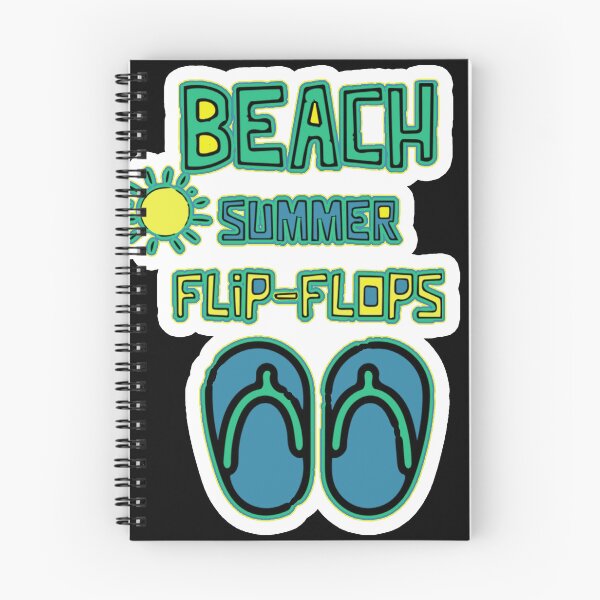 Item preview, beach flip flops cute summer days designed and sold by twobillion.