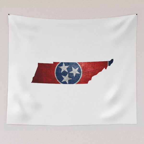 Item preview, Tennessee Map Flag designed and sold by BeccaDaniels.