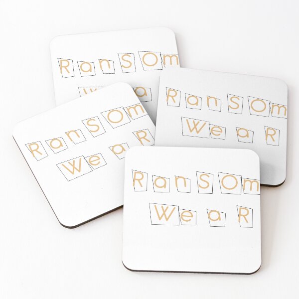 Item preview, Ransom word play text designed and sold by CodeArtAfrik.
