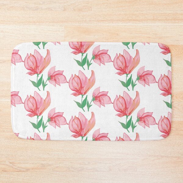 Item preview, Big pink flowers on white for Mothers day! designed and sold by DannysReRemodel.