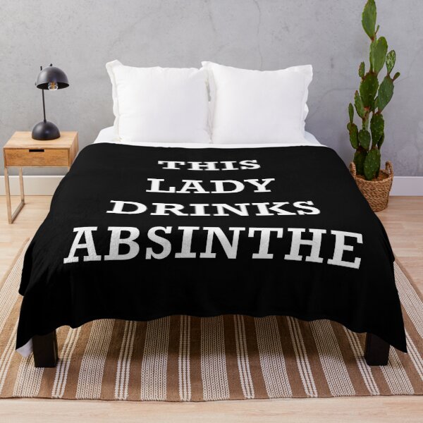 Item preview, This Lady Drinks Absinthe Plain Text designed and sold by 622Strands.