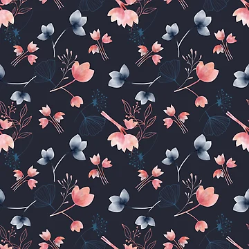 Artwork thumbnail, Beautiful Spring Floral Pattern Decor by PatternTale