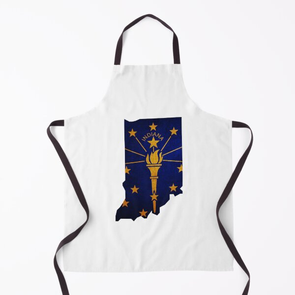Item preview, Indiana Map Flag designed and sold by BeccaDaniels.