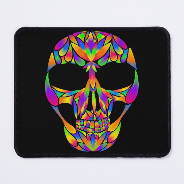 Item preview, Neon sugar skull by Heather Nafe Art designed and sold by HeatherNafeArt.