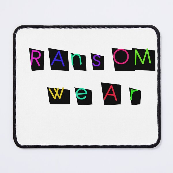 Item preview, Ransom word play text designed and sold by CodeArtAfrik.