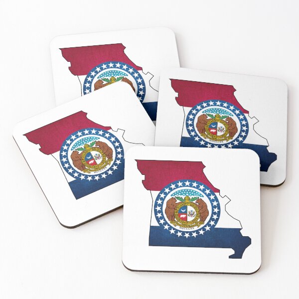 Item preview, Missouri Map Flag designed and sold by BeccaDaniels.