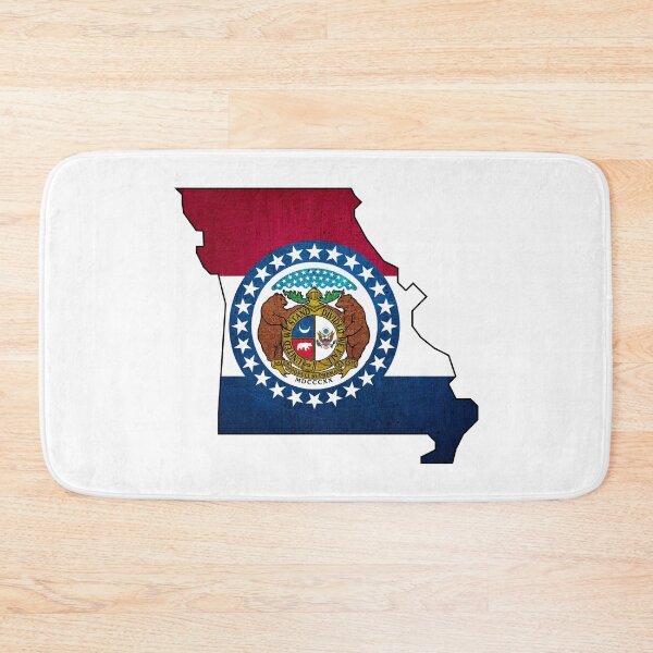 Item preview, Missouri Map Flag designed and sold by BeccaDaniels.