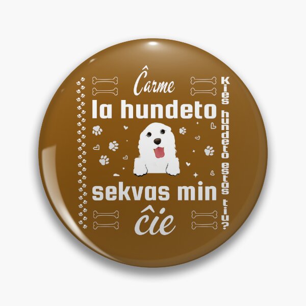 Item preview, Ĉarme la hundeto sekvas min ĉie designed and sold by Zebastjan Johanzen.