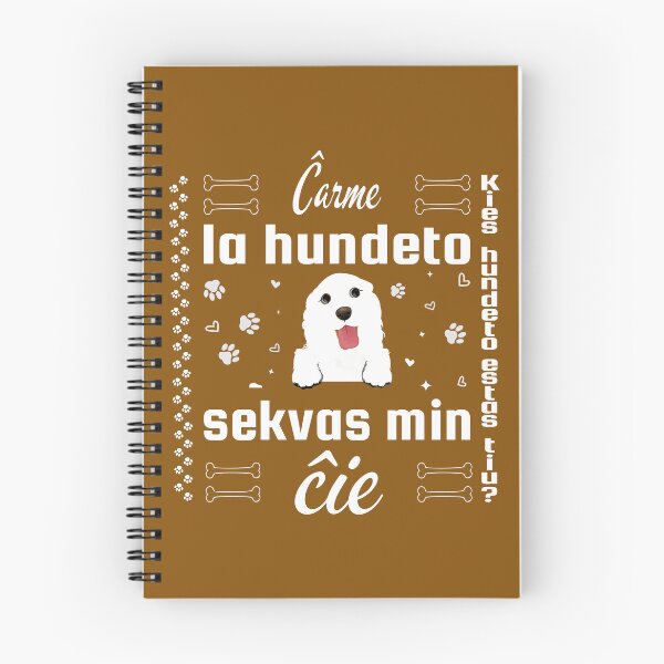 Item preview, Ĉarme la hundeto sekvas min ĉie designed and sold by Zebastjan Johanzen.