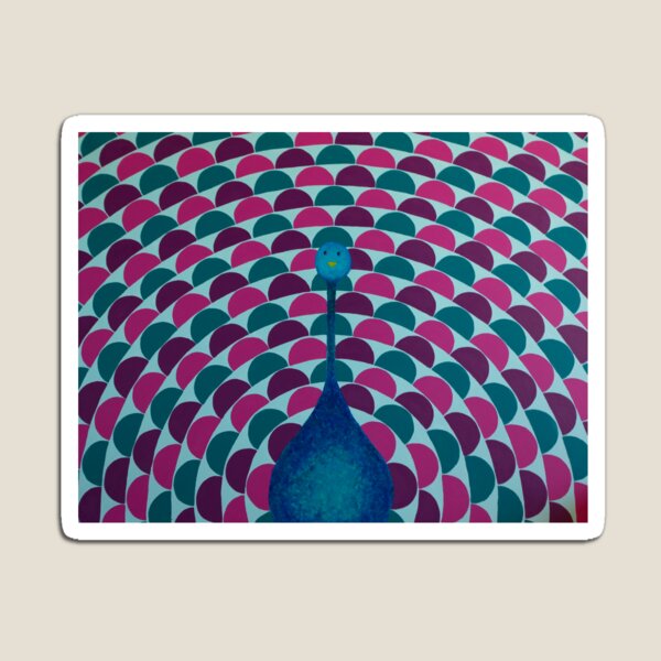 Mr Peacock Magnet
