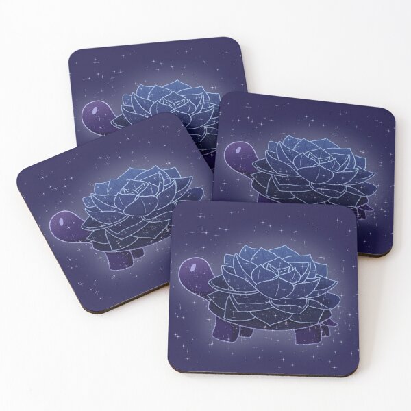Item preview, Midnight Essence: Ethereal Succulent Turtle designed and sold by kabocha-chan.