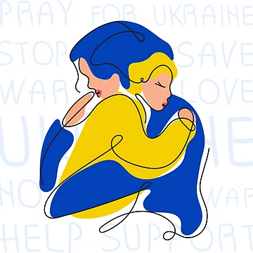 Artwork thumbnail, Pray for Ukraine by ReydaDesign
