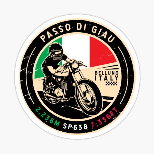 Item preview, Passo di Giau Italy | Giau Pass | Motorcycle designed and sold by KrisSidDesigns.