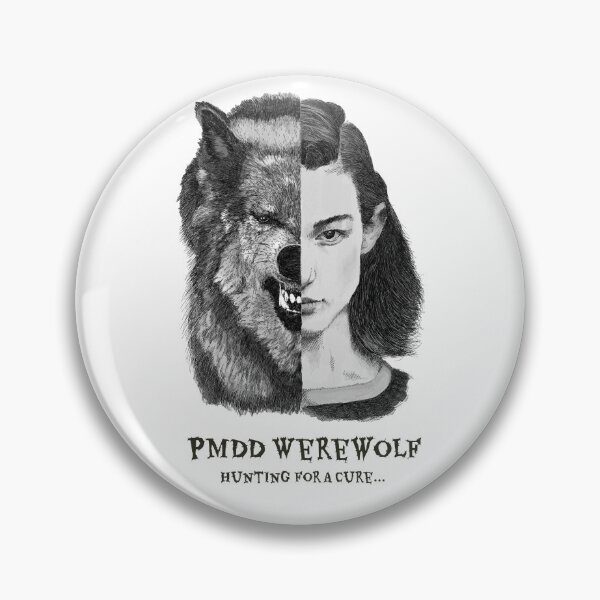 Item preview, PMDD Werewolf - Hunting for a cure designed and sold by DelicateMerch.