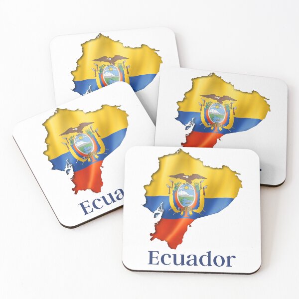 Item preview, Flag Map of Ecuador designed and sold by Tienda-Vane.