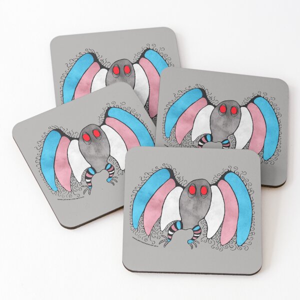 Item preview, Trans Pride Mothman designed and sold by nocturnalsea.