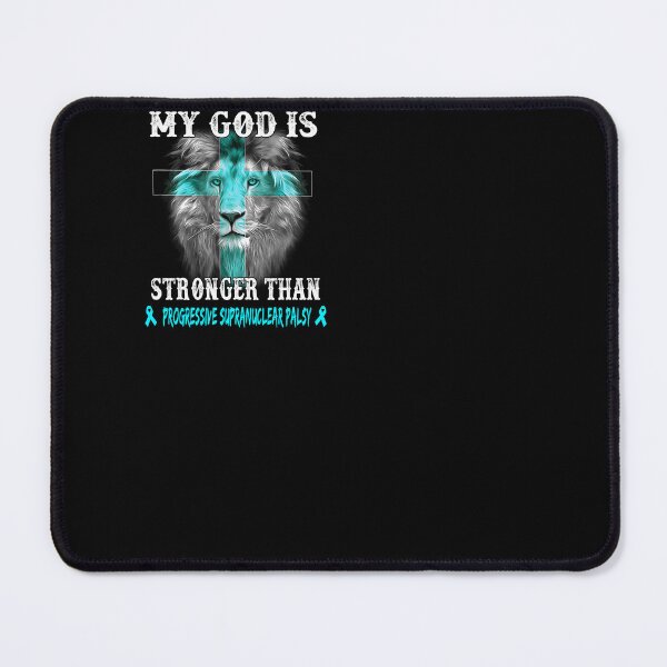 Item preview, Lion My God Is Stronger Than PROGRESSIVE SUPRANUCLEAR PALSY designed and sold by Hatjar.