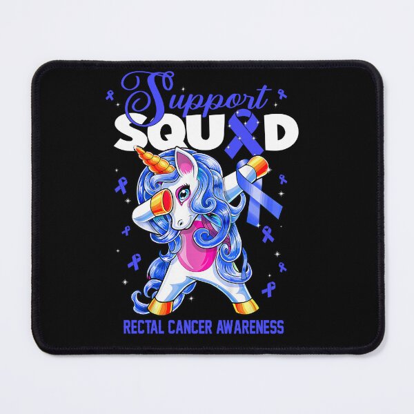 Item preview, Cute Unicorn Support Squad Rectal Cancer Awareness Men Women Kid designed and sold by tenjun16.