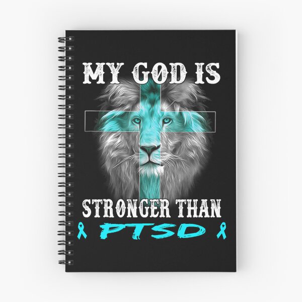 Artikelvorschau, Löwe, mein Gott, ist stärker als PTSD Support PTSD Warrior entworfen und verkauft von Hatjar.