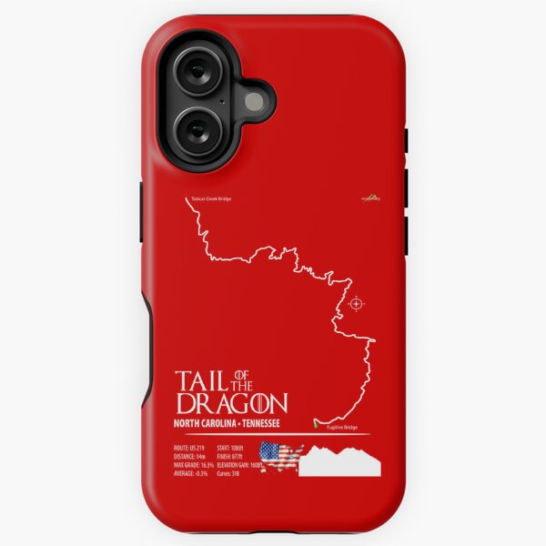 Item preview, Tail of the Dragon Road US 129 Motorcycle Sports Car Trail Map Art Print   designed and sold by AlemaaArt.
