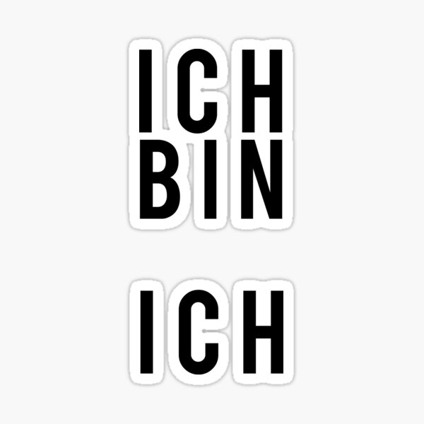 Item preview, ICH BIN ICH designed and sold by mayerarts.