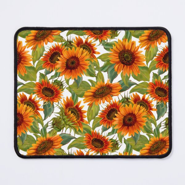 Item preview, Sunburnt Orange Sunflowers designed and sold by Orianah.