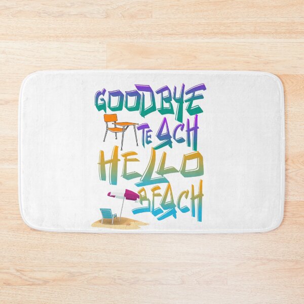 Item preview, Funny Goodbye Teach Hello Beach Summer Outfit designed and sold by MimsTees.