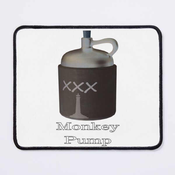 Item preview, Monkey Pump - Lighthouse Moonshiner_amp_39_s Jug    designed and sold by AlemaaArt.