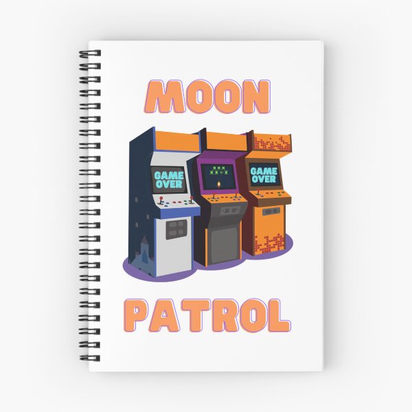 Item preview, Moon patrol, Retro, moon, space, arcade, moonpatrol, gaming, rocket, 8bit, moon landing, aliens, arc designed and sold by AlemaaArt.