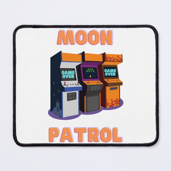 Item preview, Moon patrol, Retro, moon, space, arcade, moonpatrol, gaming, rocket, 8bit, moon landing, aliens, arc designed and sold by AlemaaArt.