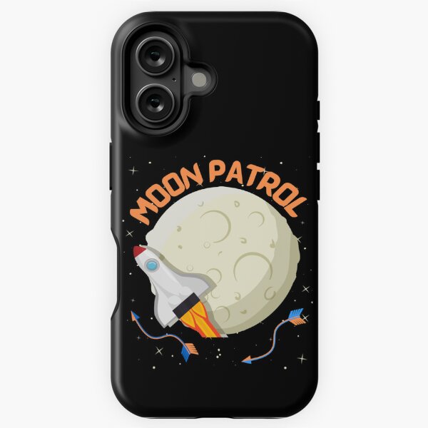 Item preview, Moonpatrol, Moon patrol, Retro, moon, space, arcade, moonpatrol, gaming, rocket, 8bit, moon landing,  designed and sold by AlemaaArt.