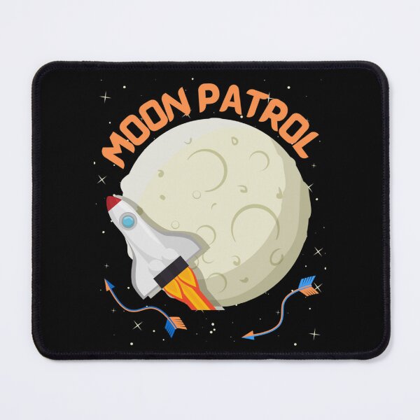 Item preview, Moonpatrol, Moon patrol, Retro, moon, space, arcade, moonpatrol, gaming, rocket, 8bit, moon landing,  designed and sold by AlemaaArt.
