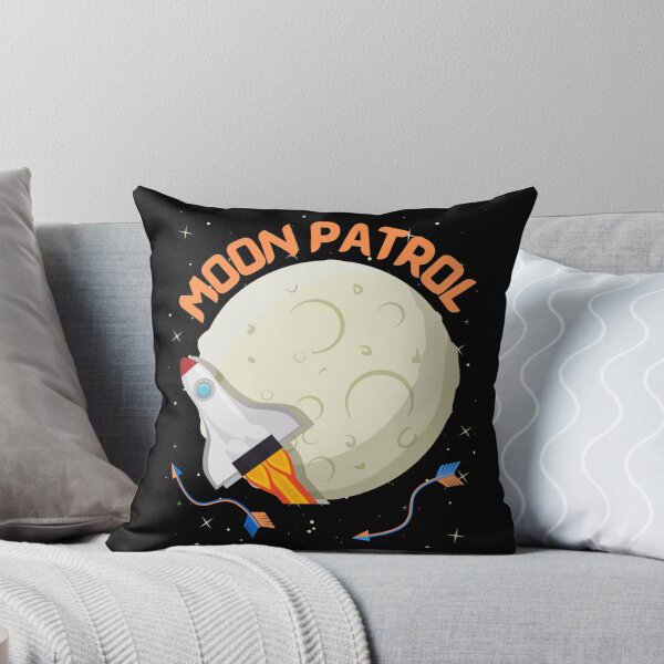 Item preview, Moonpatrol, Moon patrol, Retro, moon, space, arcade, moonpatrol, gaming, rocket, 8bit, moon landing,  designed and sold by AlemaaArt.
