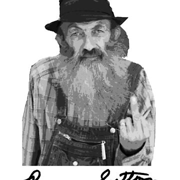 Vorschaubild zum Design Popcorn Sutton signiertes signiertes Faksimile-Shirt Moonshine von AlemaaArt