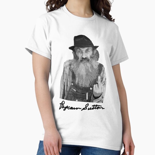 Item preview, Popcorn Sutton Signed Autographed Facsimile Shirt  Moonshine   designed and sold by AlemaaArt.