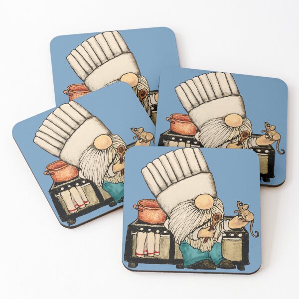 Item preview, Gnome chef and mouse designed and sold by SarahCD13.