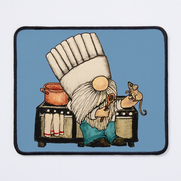 Item preview, Gnome chef and mouse designed and sold by SarahCD13.