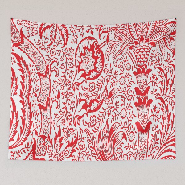 Item preview, Red Hippie Style Ink Art Illustration designed and sold by GnuArt.