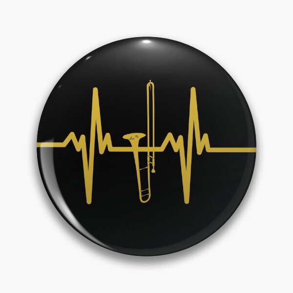 Item preview, Trombone Heartbeat - Trombone player designed and sold by AppareIIndustry.