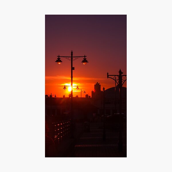 Promenade Sunset Photographic Print