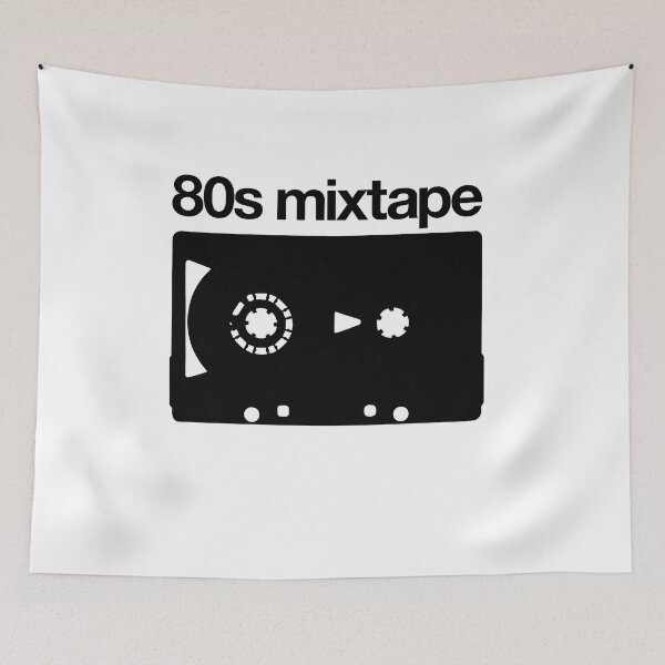 Aperçu de l'œuvre Mixtape des années 80 créée et vendue par Periodic Table of Synthpop.