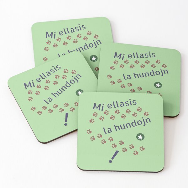 Item preview, Mi ellasis la hundojn! (Hela) designed and sold by Zebastjan Johanzen.