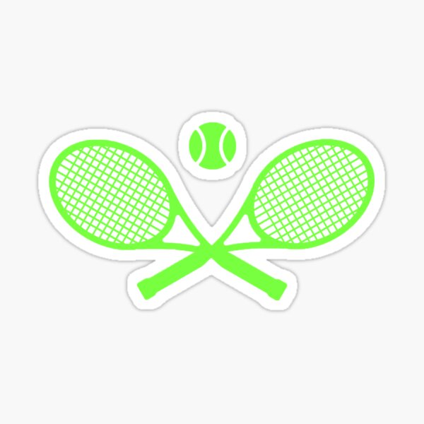 "Lime Green Tennis" Sticker by CatherineCameo | Redbubble